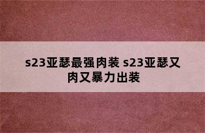 s23亚瑟最强肉装 s23亚瑟又肉又暴力出装